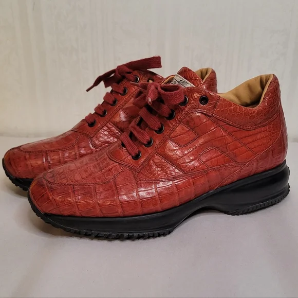 Hogan Interactive Red Sneakers Women's EU 37 US 6.5 - Picture 2 of 12